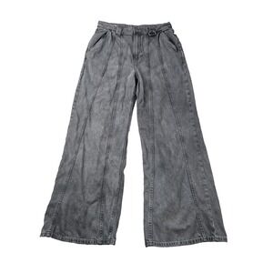 Arizona Women's‎ Jeans High Rise Wide Leg Flare Gray Denim 31" X 30" Size 12
